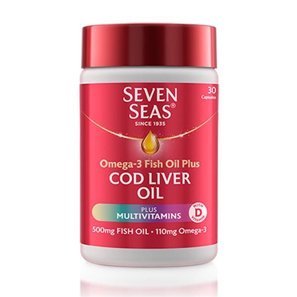 seven seas cod liver oil plus multi vitamins (30 capsules)