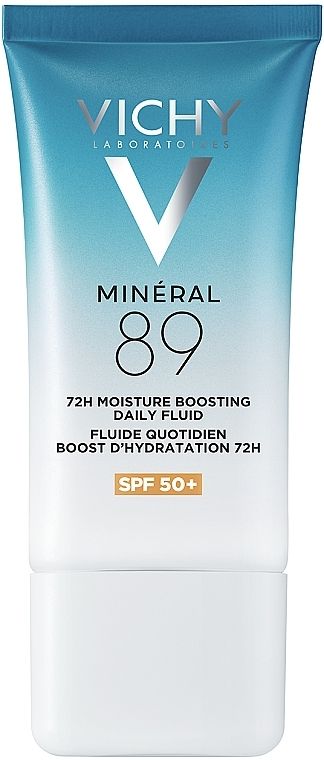 Vichy Mineral 89 72H Moisture Boosting Daily Fluid SPF50+ Hyaluronic Acid 50ml