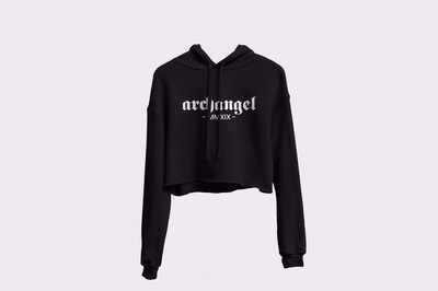 &#39;Signature Logo&#39; Cropped Hoodie