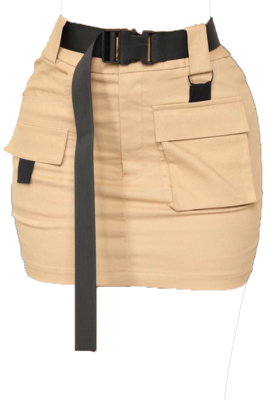 Cadet Fitted Cargo Skirt