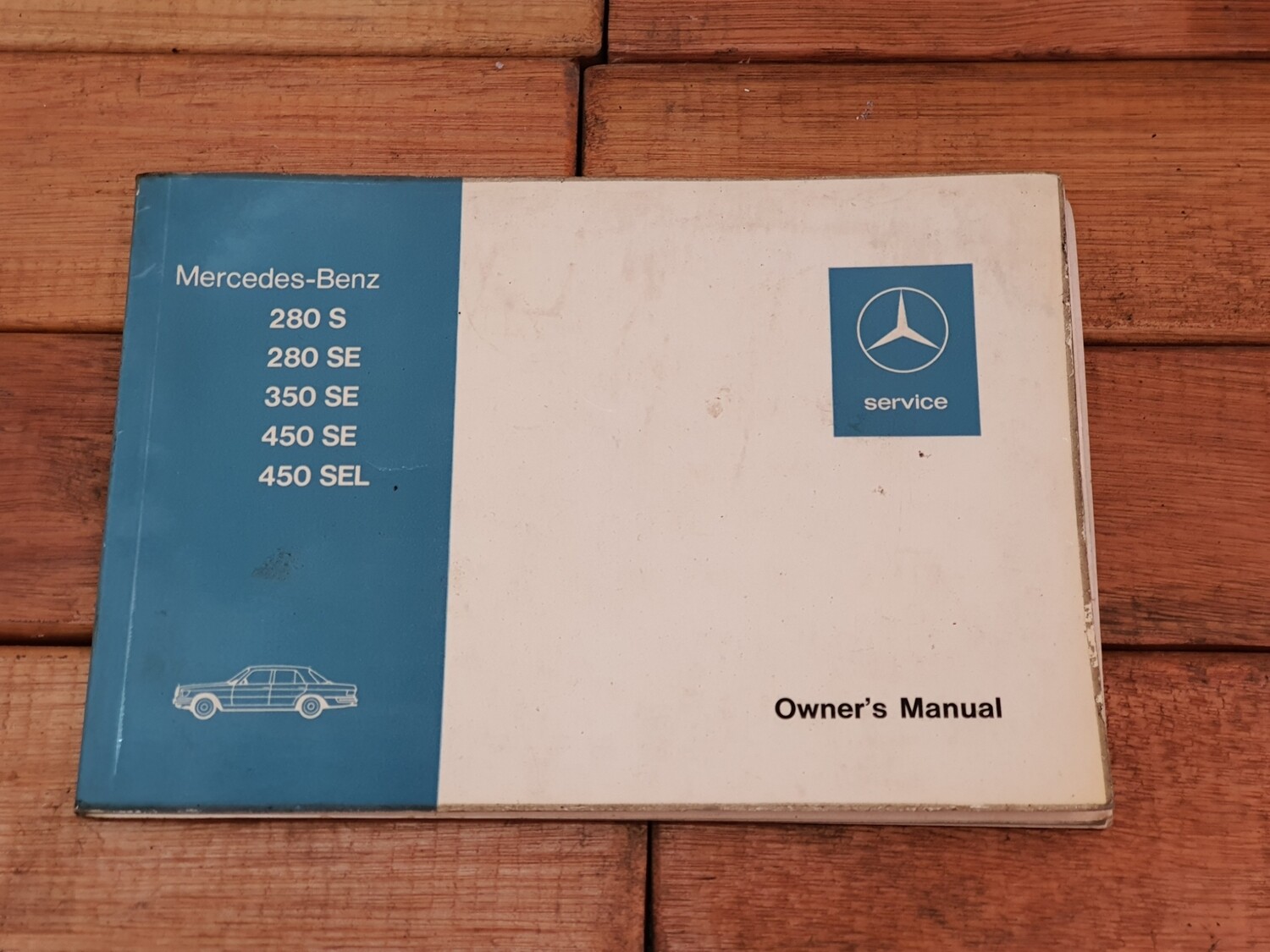 Mercedes-Benz owners manual (W116)