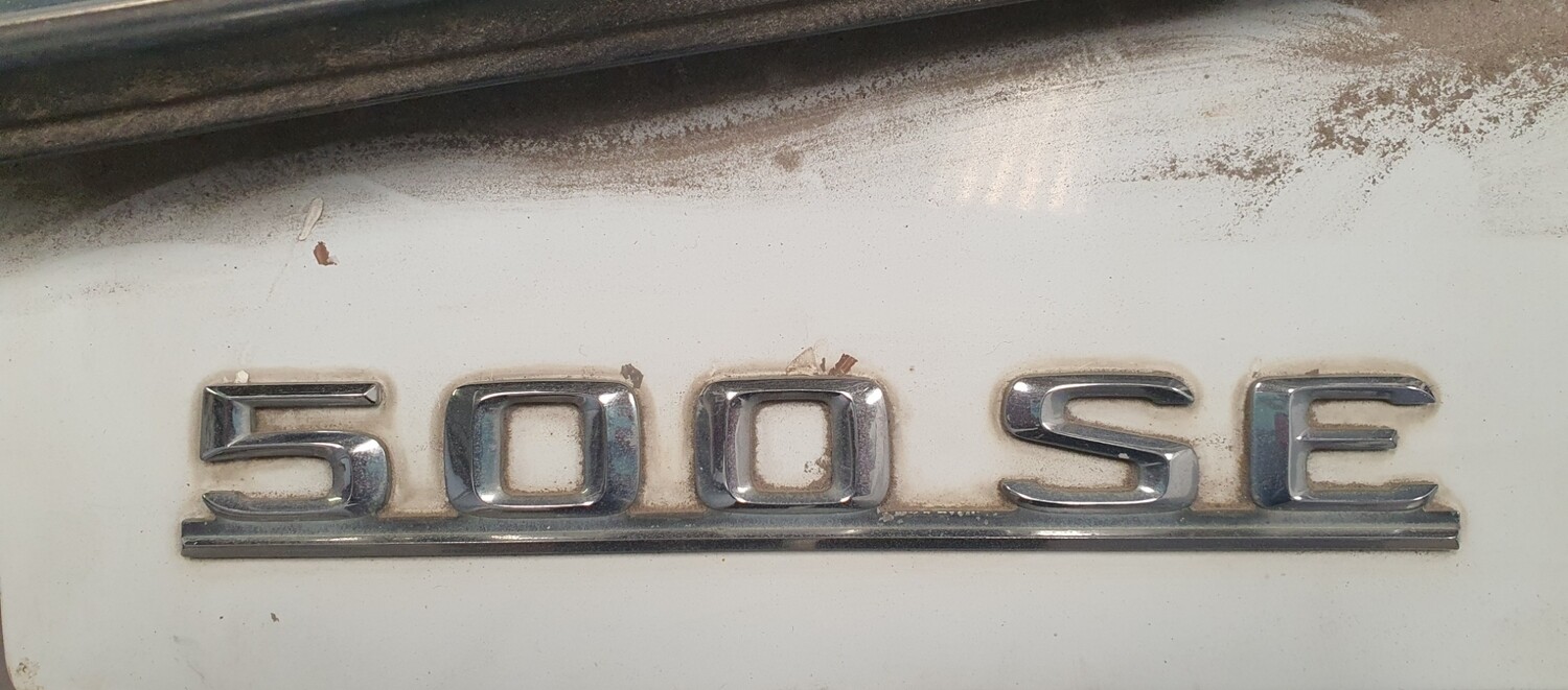 Mercedes-Benz 500SE Boot Badge