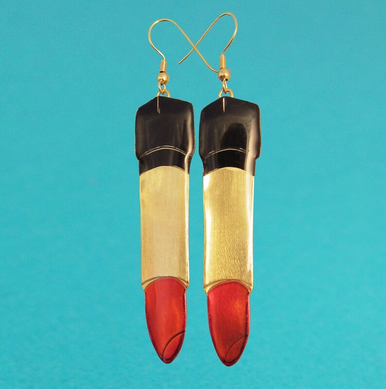 Boucles d&#39;oreilles Lipstick