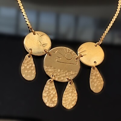 Collier Paysage Sunset