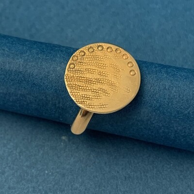 Petite Bague Blé petits ronds