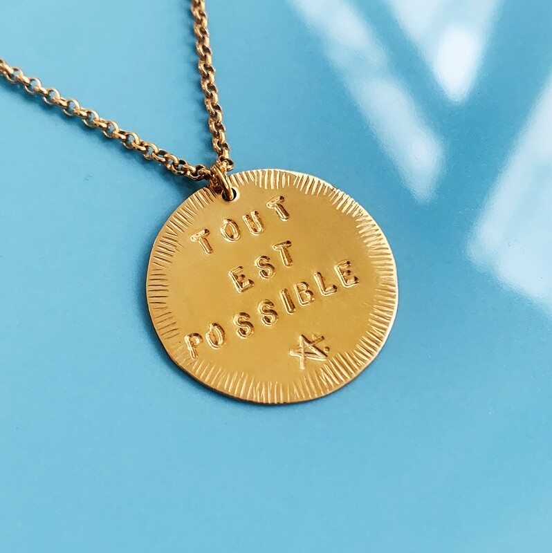 Collier Pastille Tout est possible!