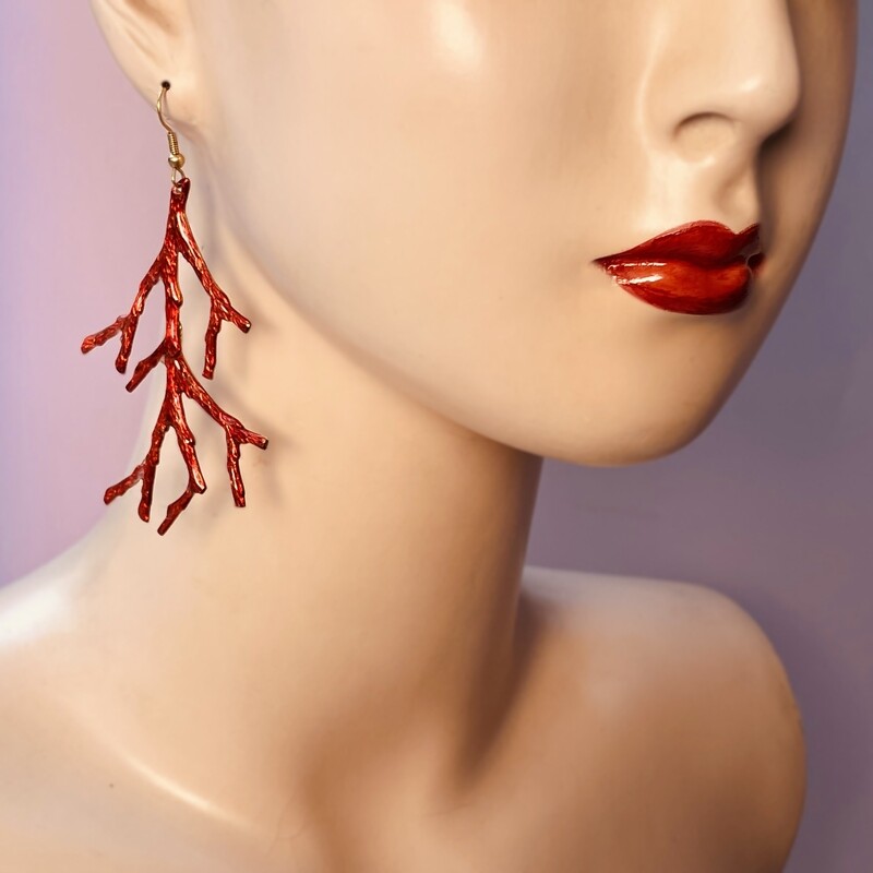Boucles d&#39;oreille Grands Coraux