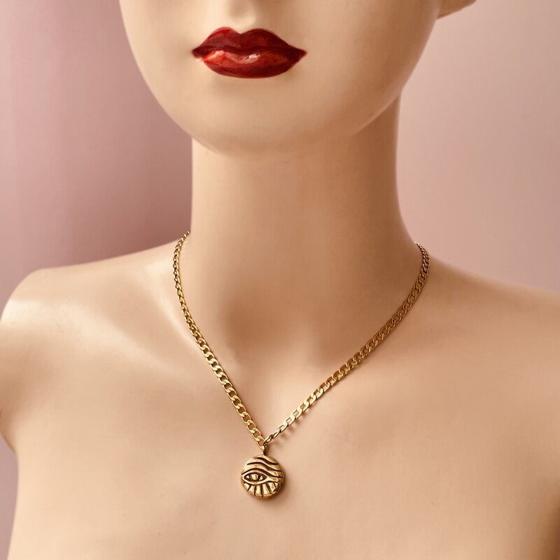 Collier Sphinx chaîne large