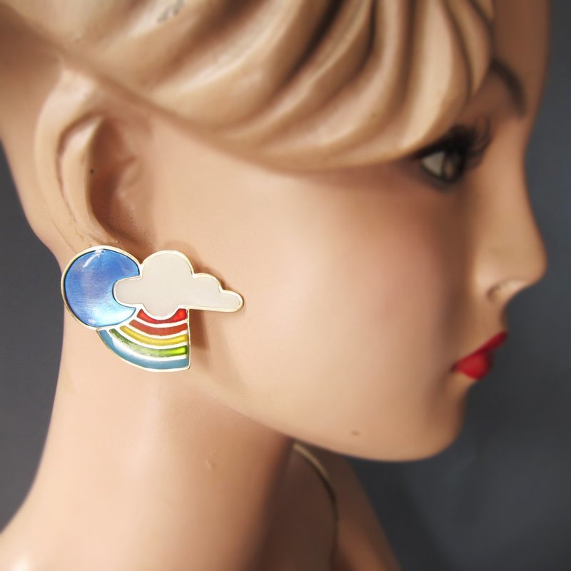 Boucles d&#39;oreille Nuage