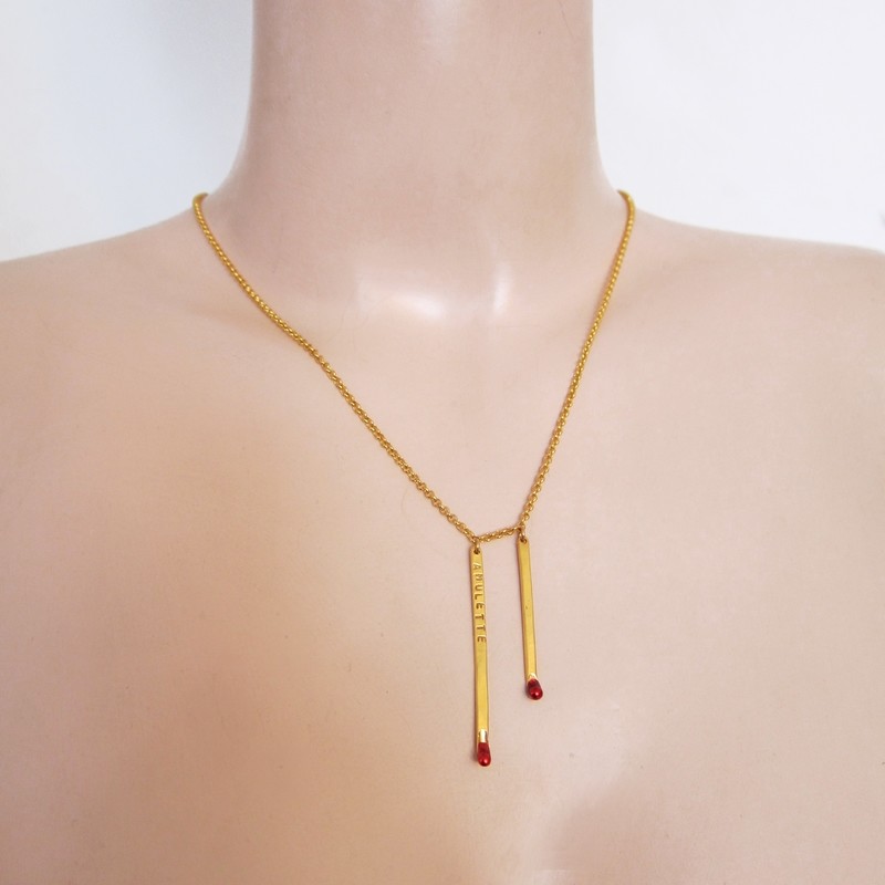 Collier Double Amulettes