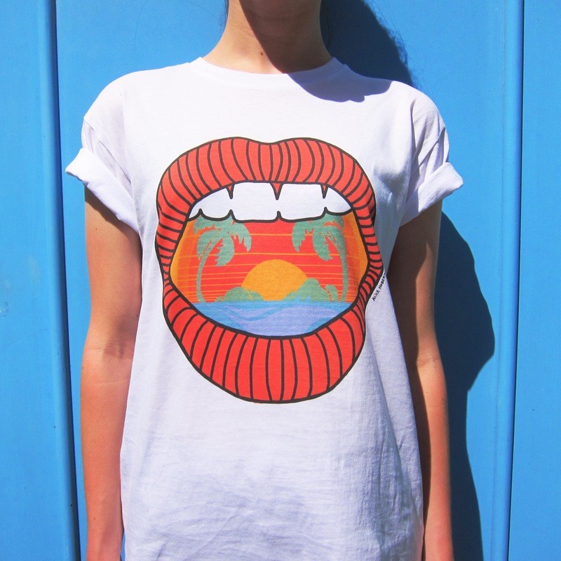 Tee-shirt Hawaï - modèle mixte