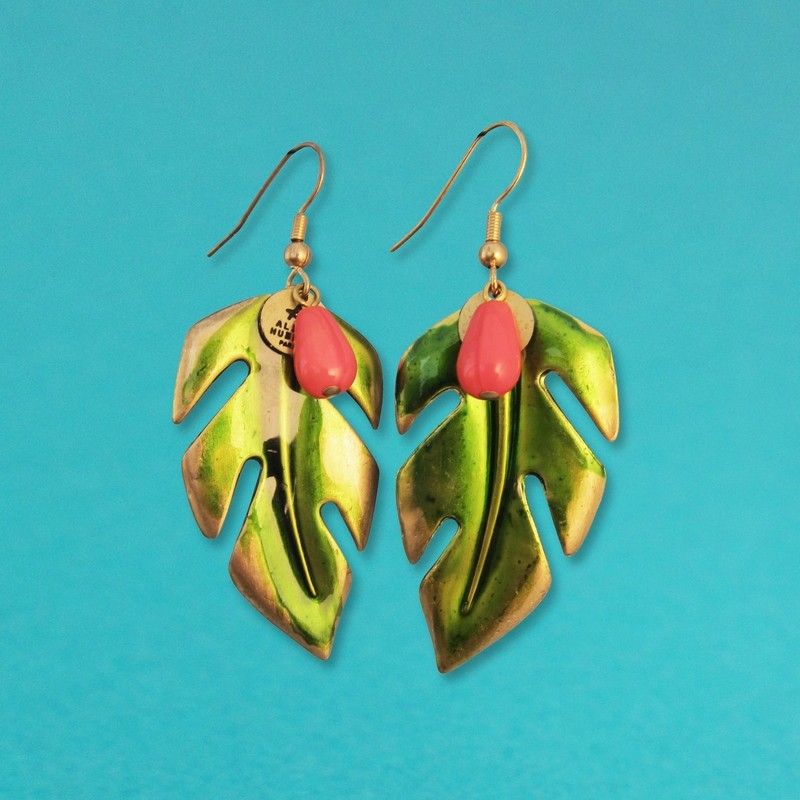 Boucles d&#39;oreille Feuilles