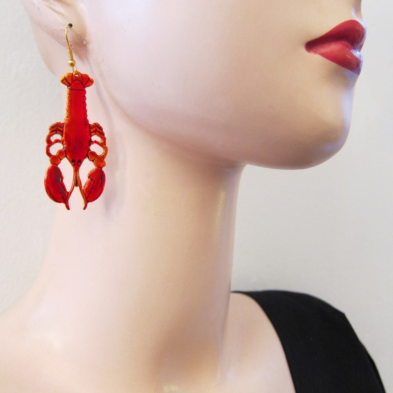 Boucles d&#39;oreille Homard