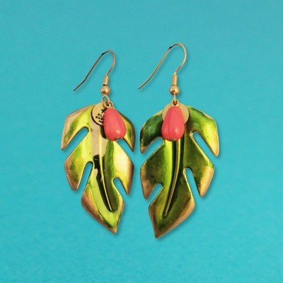 Boucles d'oreille Feuilles