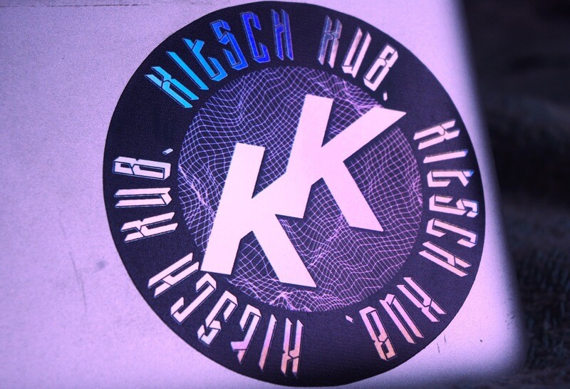 Kitsch Kub - LRG Holographic Vinyl Sticker