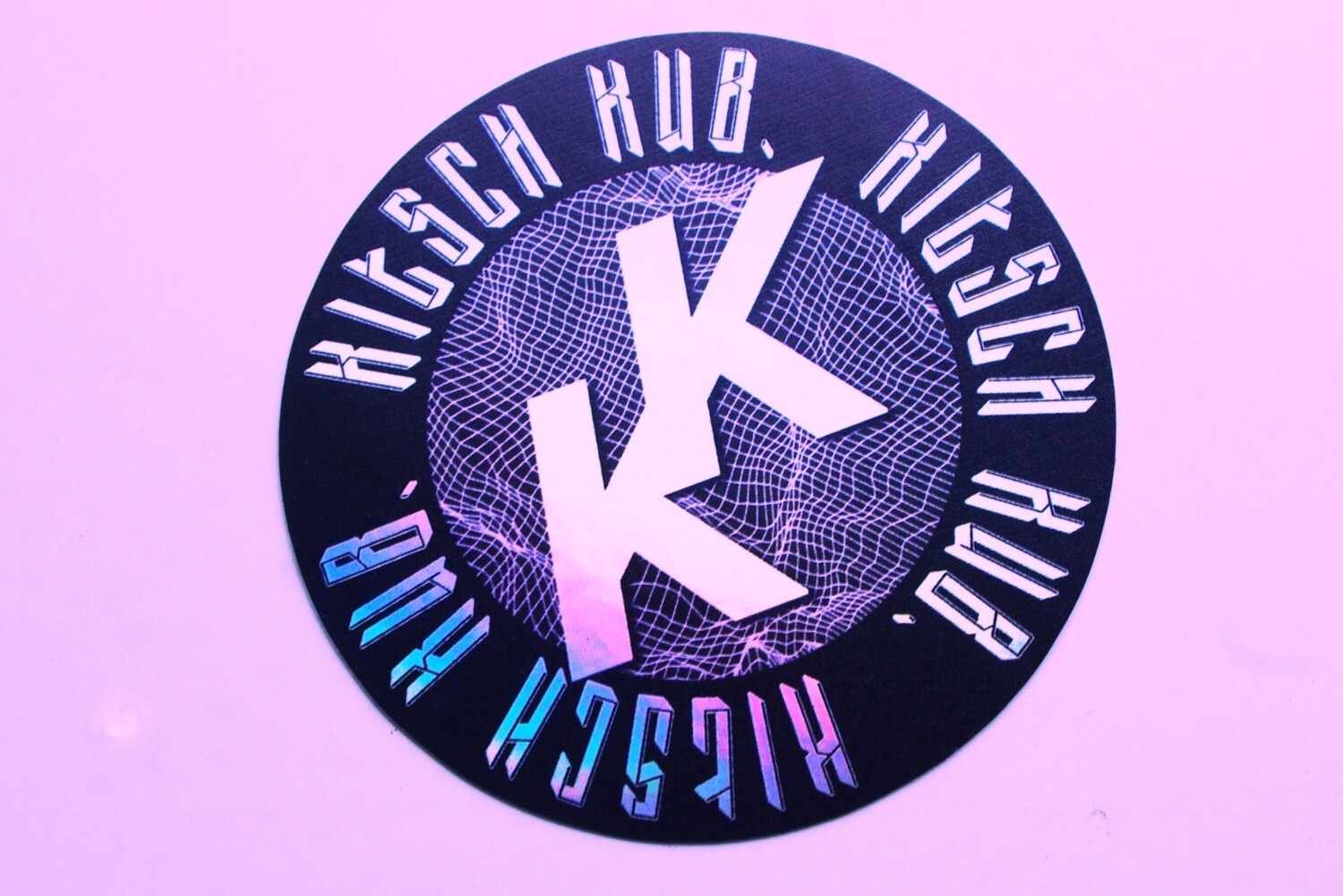 Kitsch Kub - LRG Holographic Vinyl Sticker