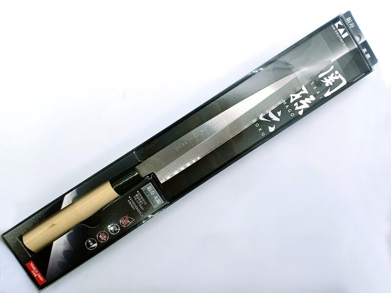 Kai Seki Magoroku Ginju Yanagiba Sashimi Knife Carbon Steel