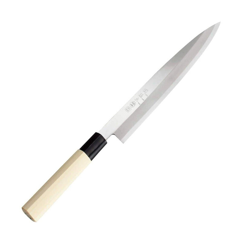 Kai Seki Magoroku Ginju Yanagiba Sashimi Knife Carbon Steel, Variants: 210mm (AK5207)