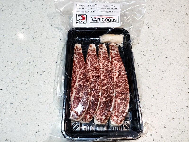 Hokkaido A5 Ribeye Cap Mini Steak &amp; Yakiniku Cut