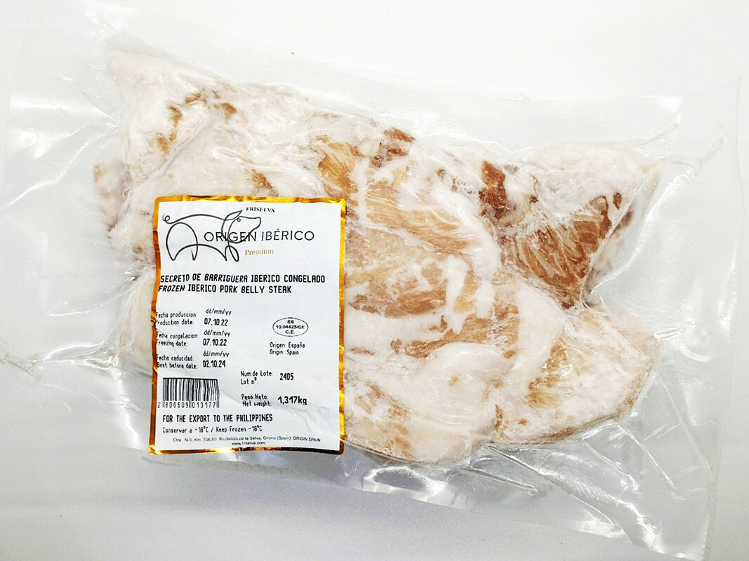 Iberico Pork Belly Fillet - Secreto Barriguera