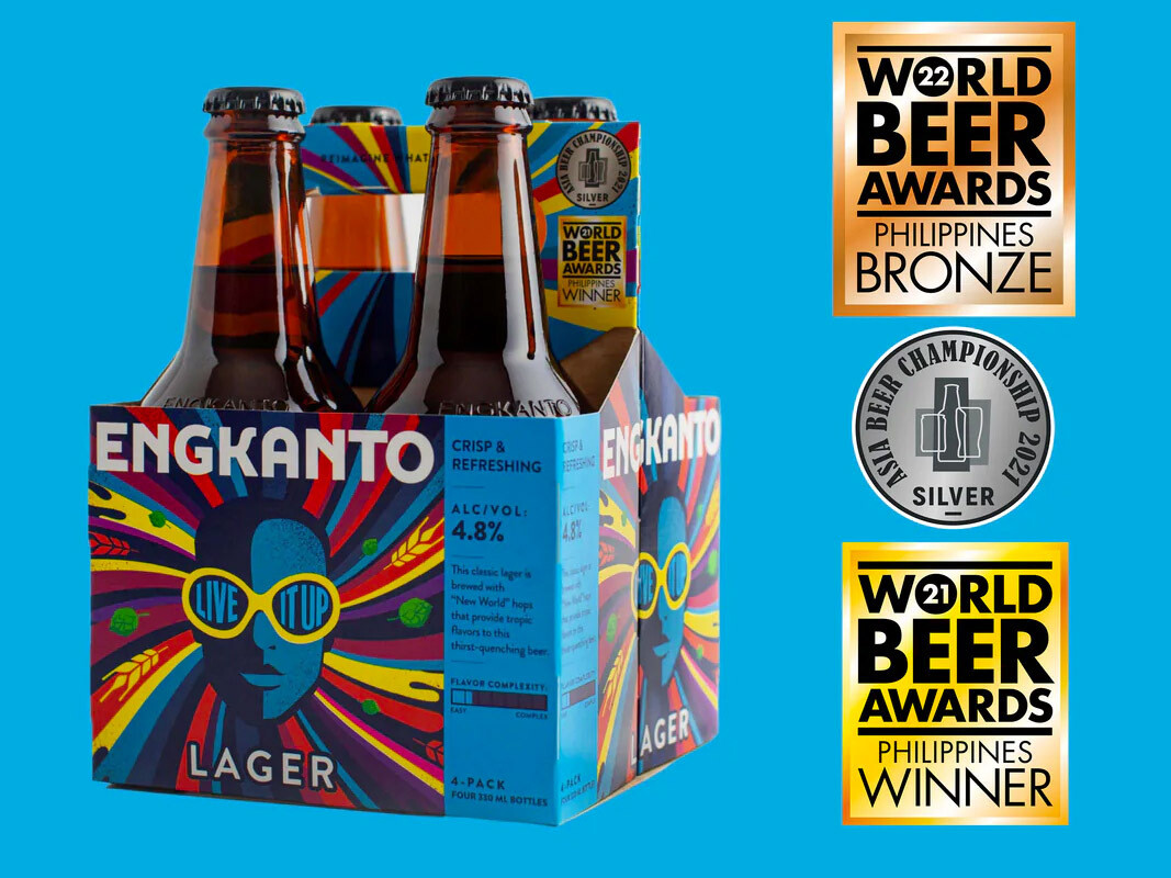 Engkanto Live It Up! Lager 330ml, Packaging Size: 4 Pack