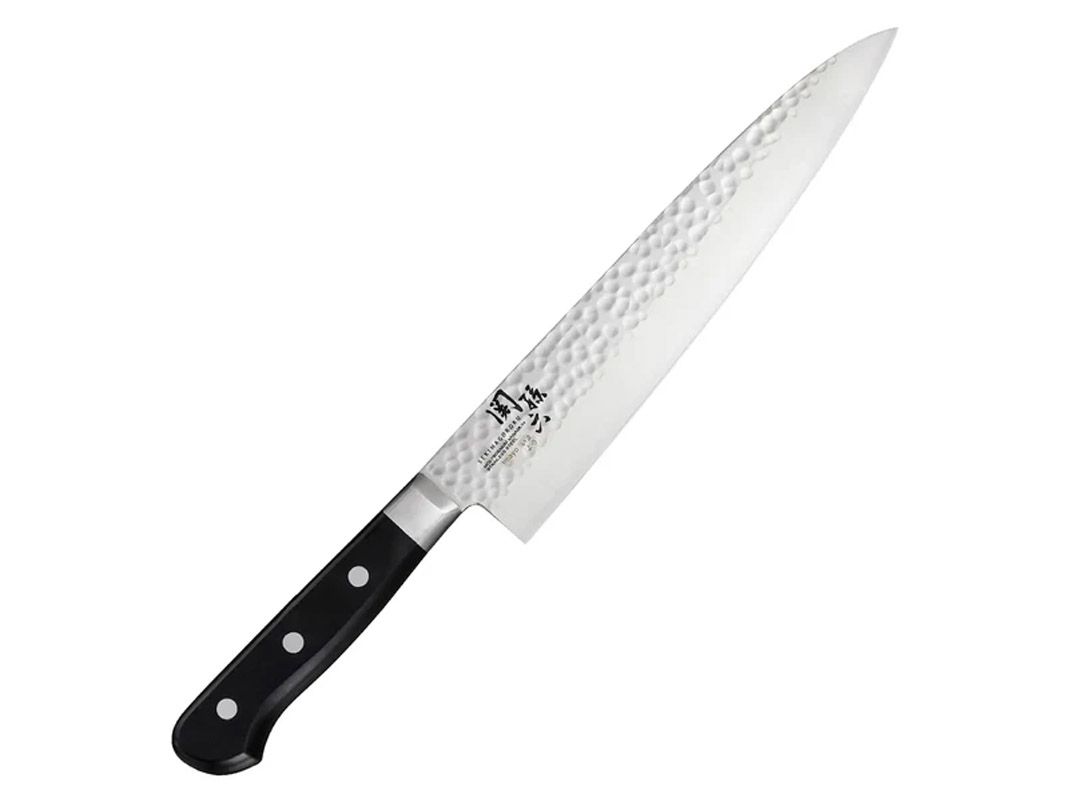 Kai Seki Magoroku Imayo Gyuto Knife 210mm Hammer Finish Molybdenum Vanadium Stainless Steel (AB5460)
