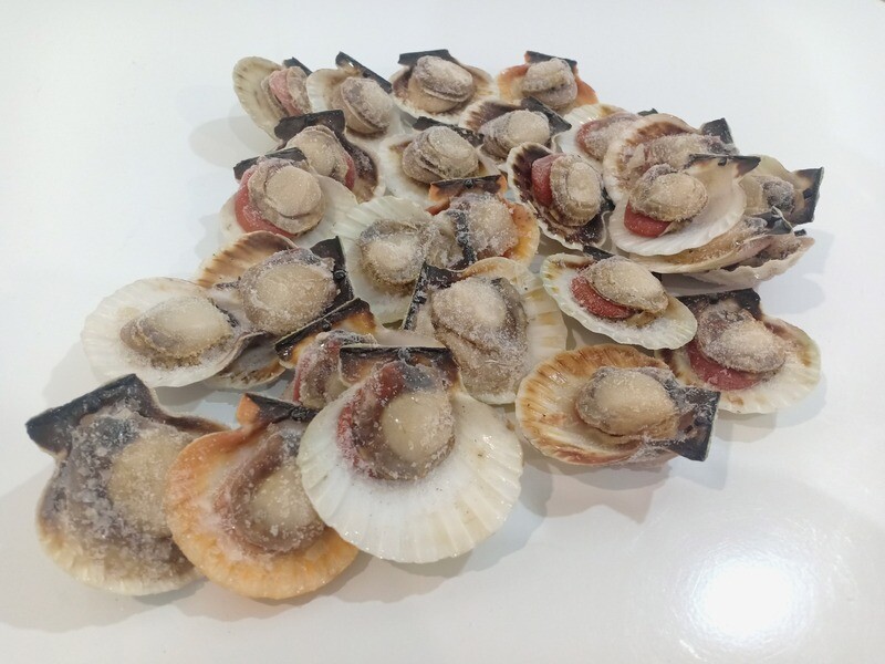 Half Shell Bay Scallops 500gms