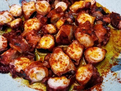 Cooked Cut Octopus 500gms