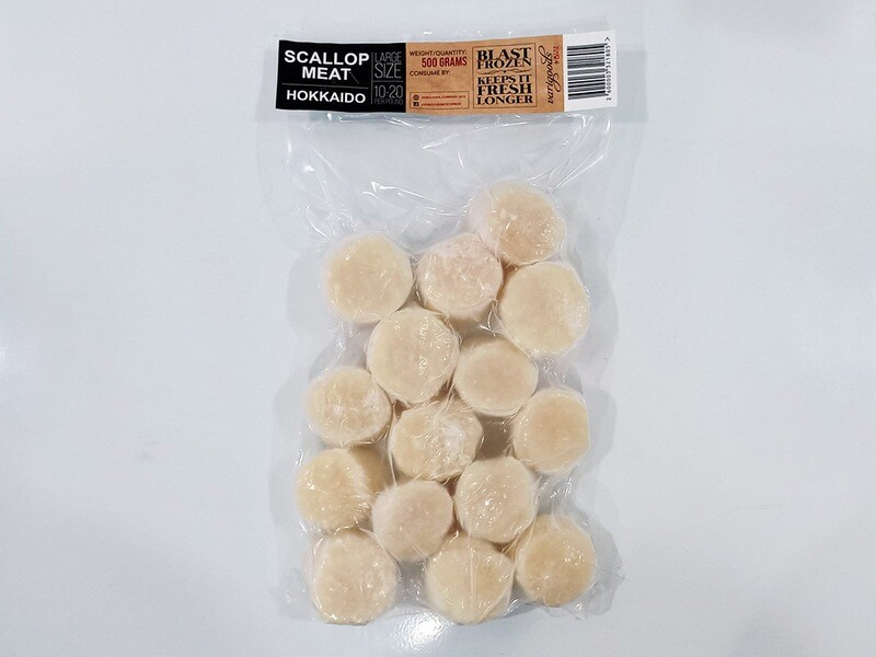 Hokkaido Scallop Meat Large 10/20 500gms