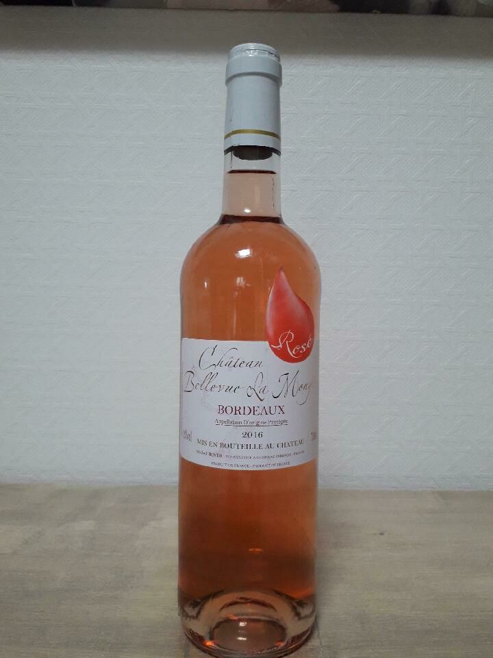 6 bouteilles de  Chateau Bellevue La Mongie
BORDEAUX  • ROSE • 2018