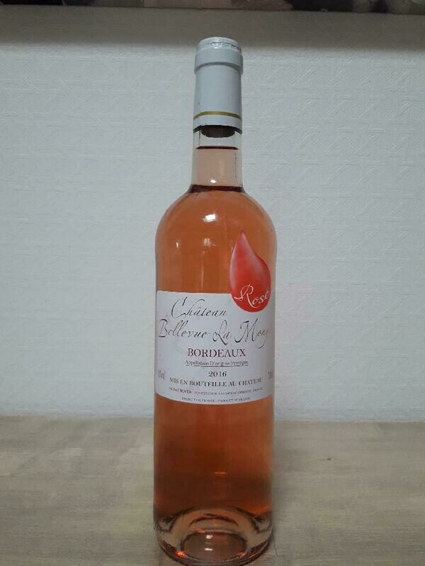 6 bouteilles de  Chateau Bellevue La Mongie
BORDEAUX  • ROSE • 2018
