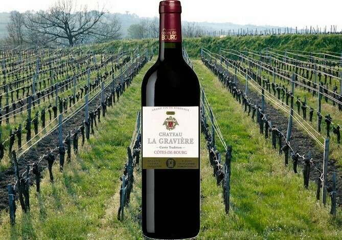 6 bouteilles de « Château La Gravières » Cuvée tradition
BORDEAUX COTES DE BOURG  • ROUGE • 2015