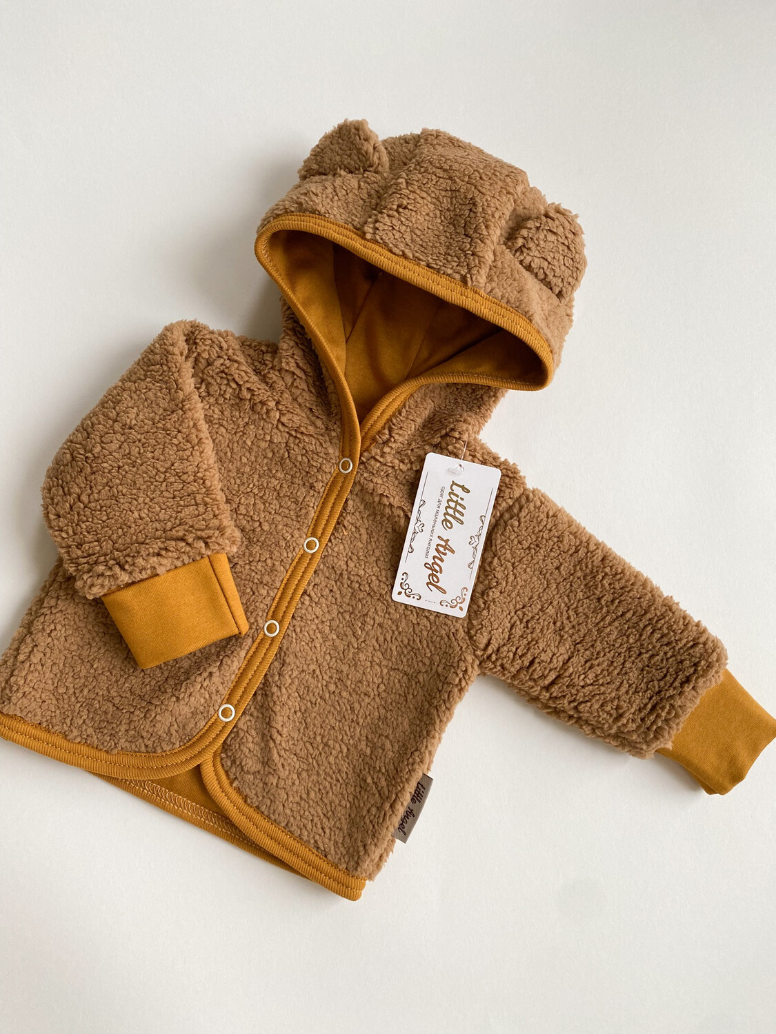 Куртка Тедді, Колір: Карамель, Розмір: 68