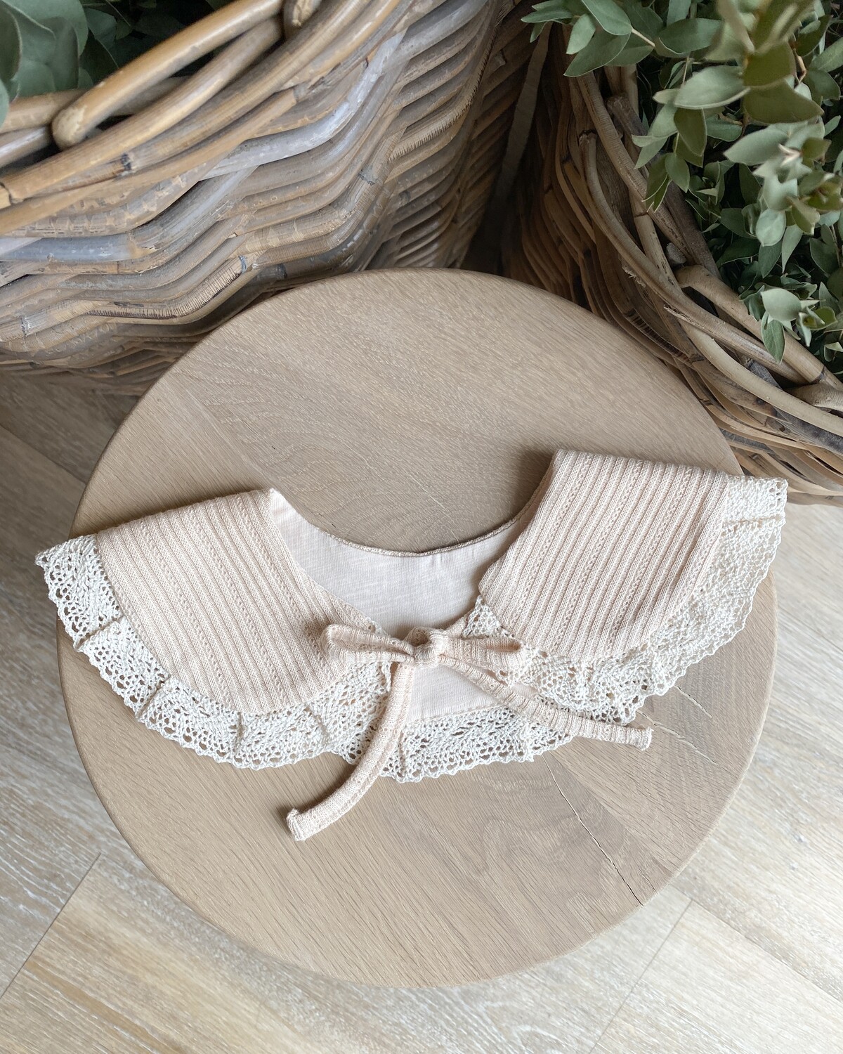 Комірець (інтерлок жакард), Колір: Нюд, Розмір: 6-12 міс.