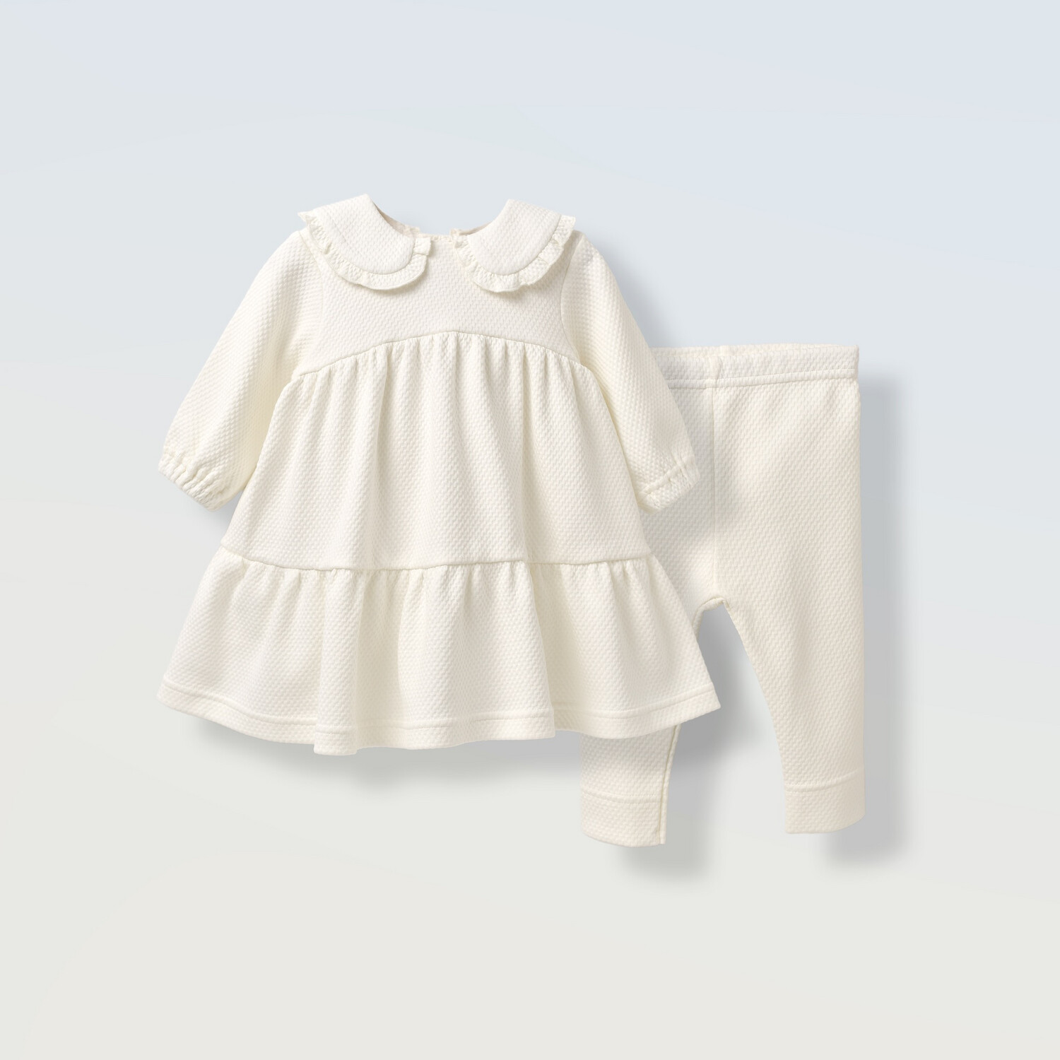 Сукня з комірцем та лосіни (вафля)