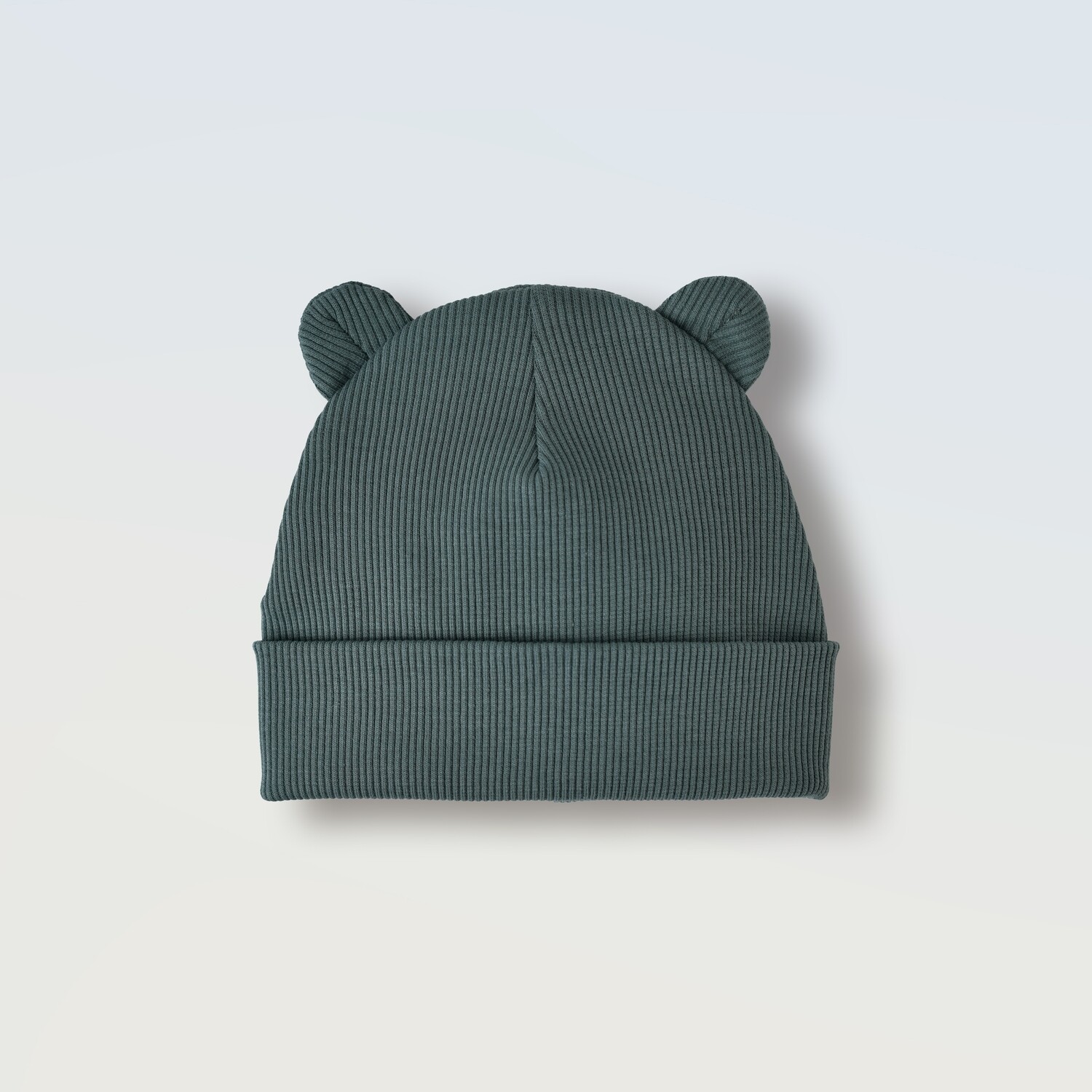 Шапка "Вушка-міні" (кашкорсе), Колір: Темна бірюза, Розмір: 44