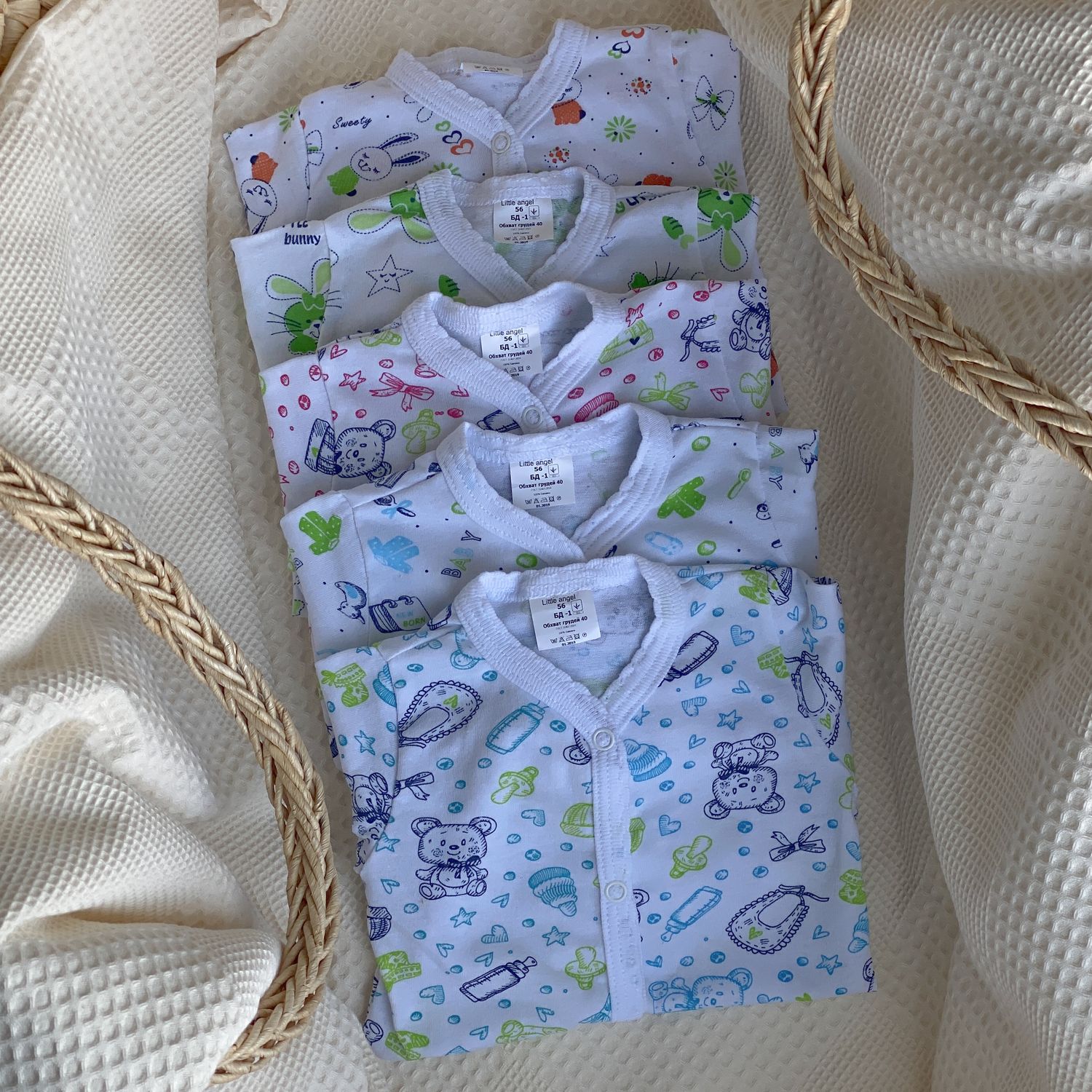 Чоловічок (кулір), Розмір: 62, Принт: В асортименті