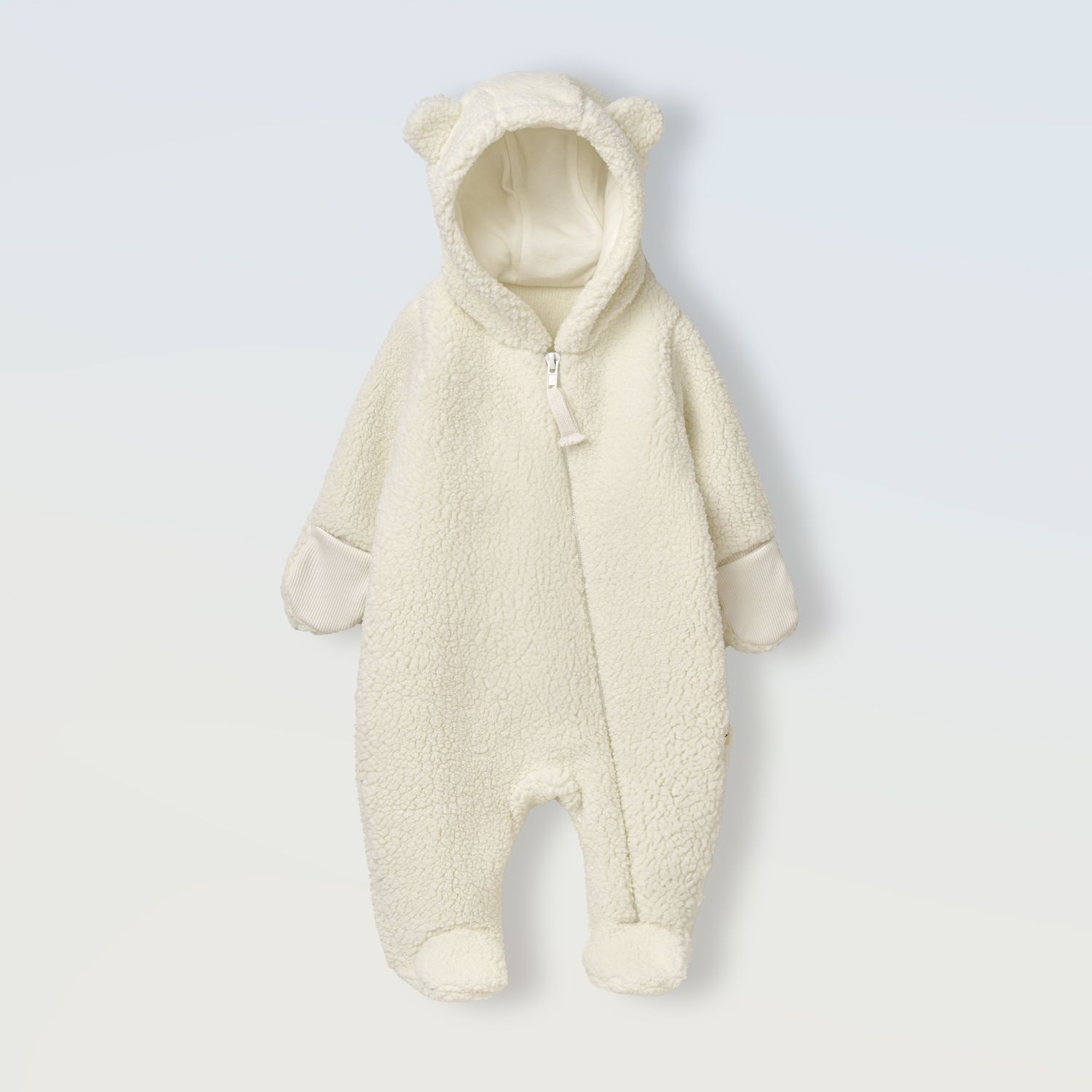 Комбінезон Тедді на блискавці, Колір: Айворі, Розмір: 68