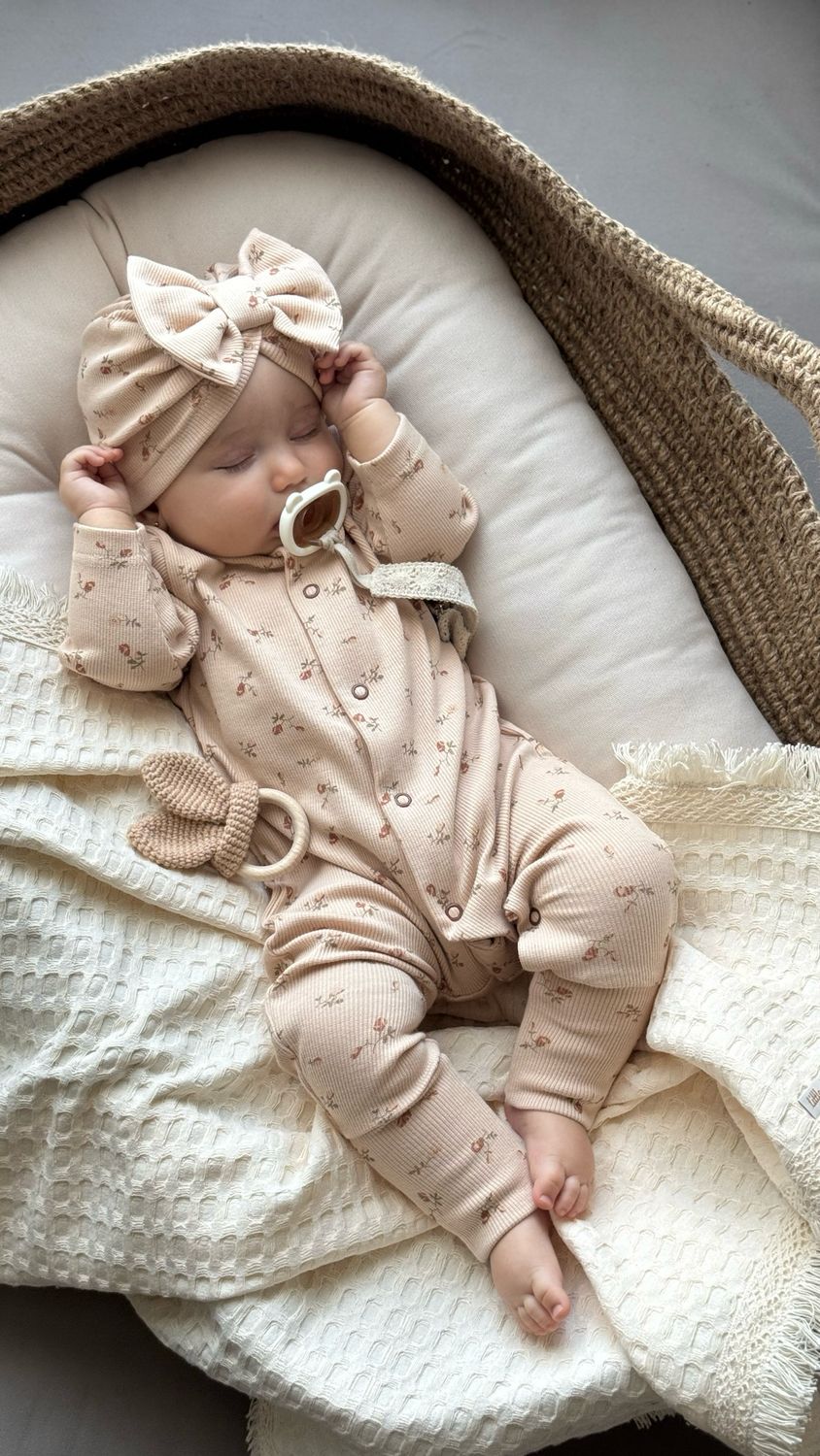 Крижма-плед з бахромою (піке), Колір: Нюд