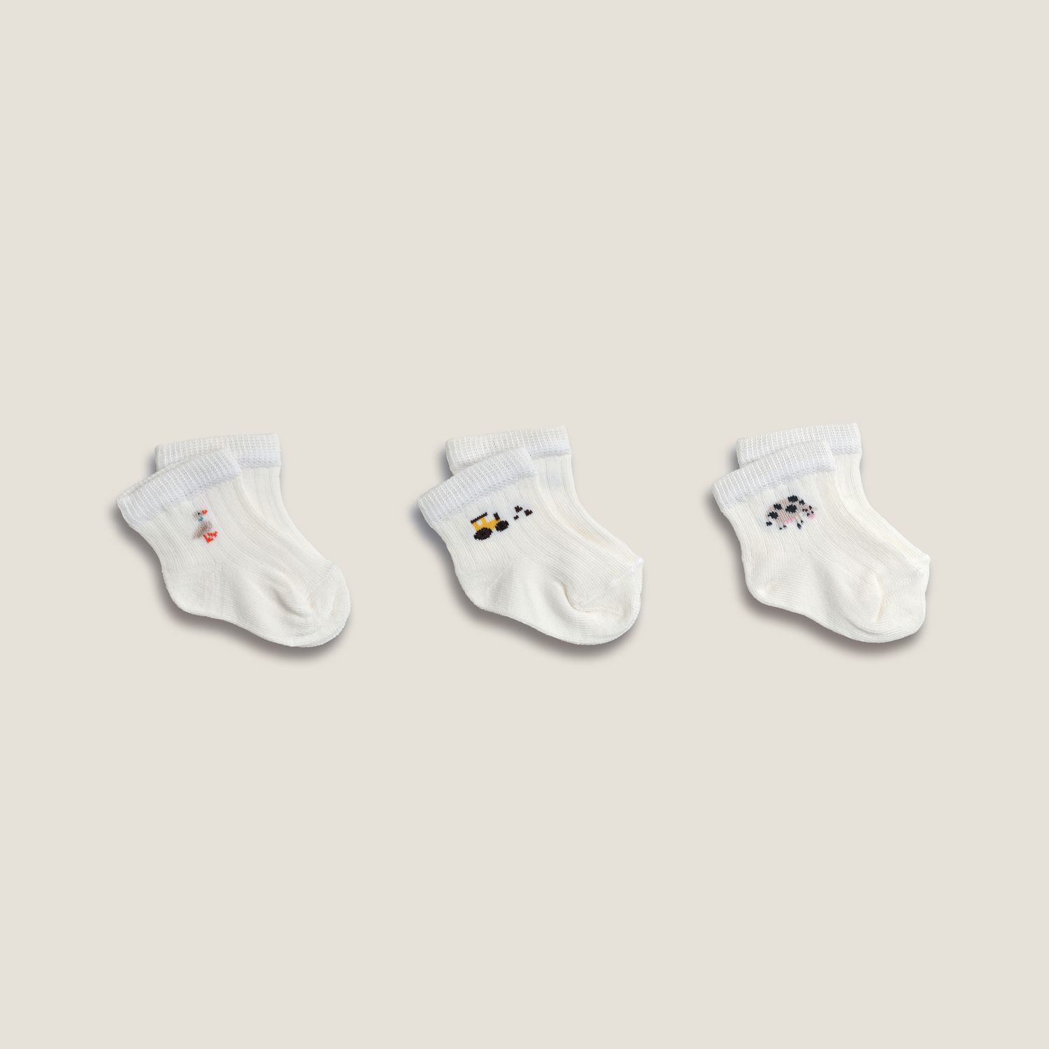 Шкарпетки «Ферма» 3 пари, Колір: Білий, Розмір: 16