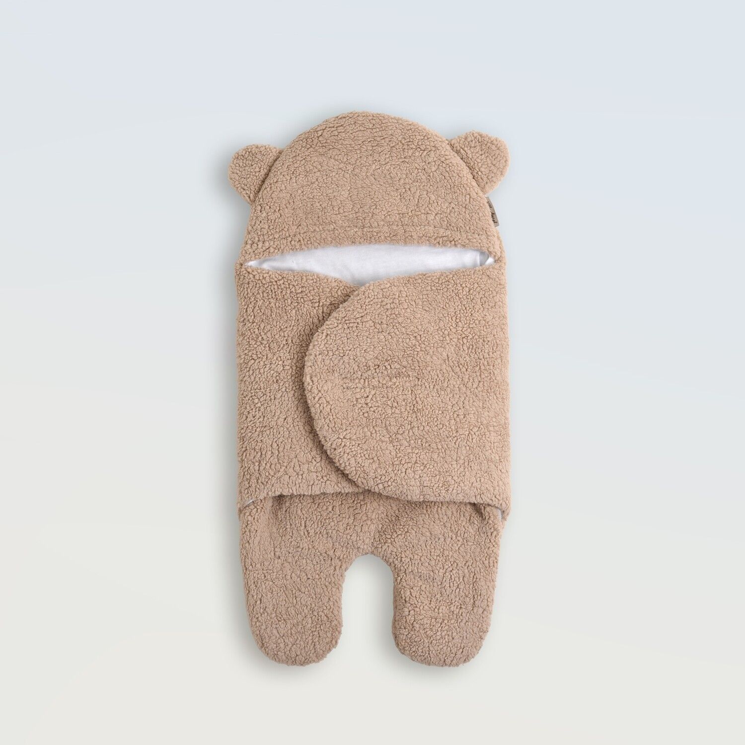 Конверт з ніжками "Ведмедик", Колір: Беж, Розмір: 0-3 міс.