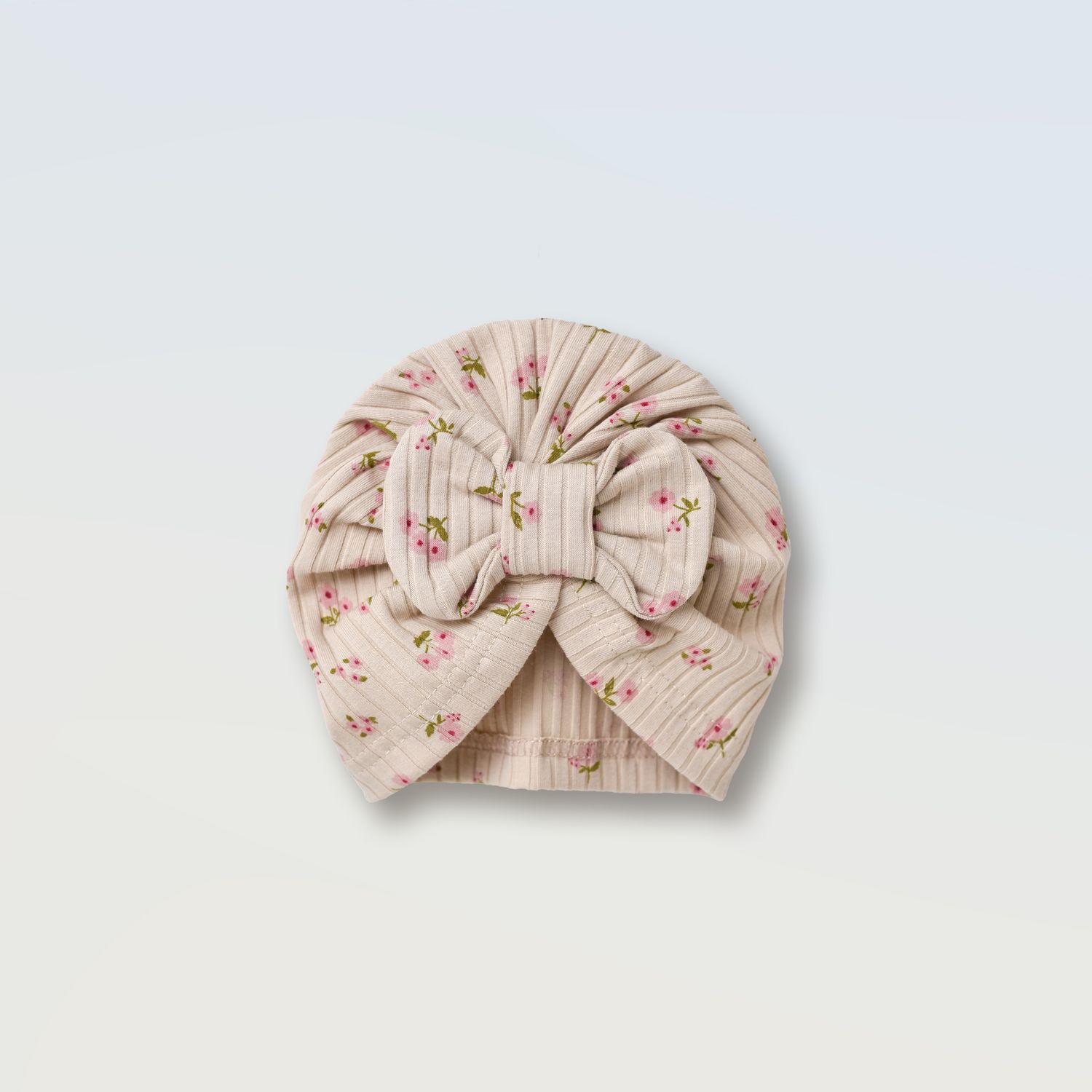 Тюрбан (рубчик принт), Колір: Беж, Розмір: 40