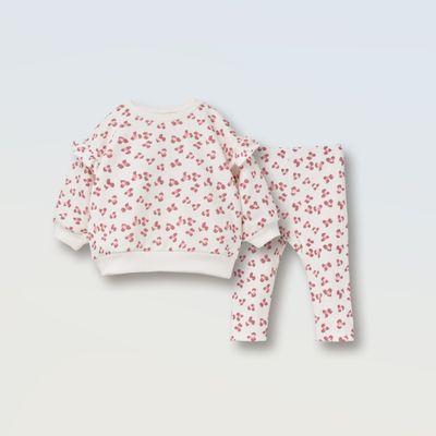 Костюм світшот з рюшами та легінси