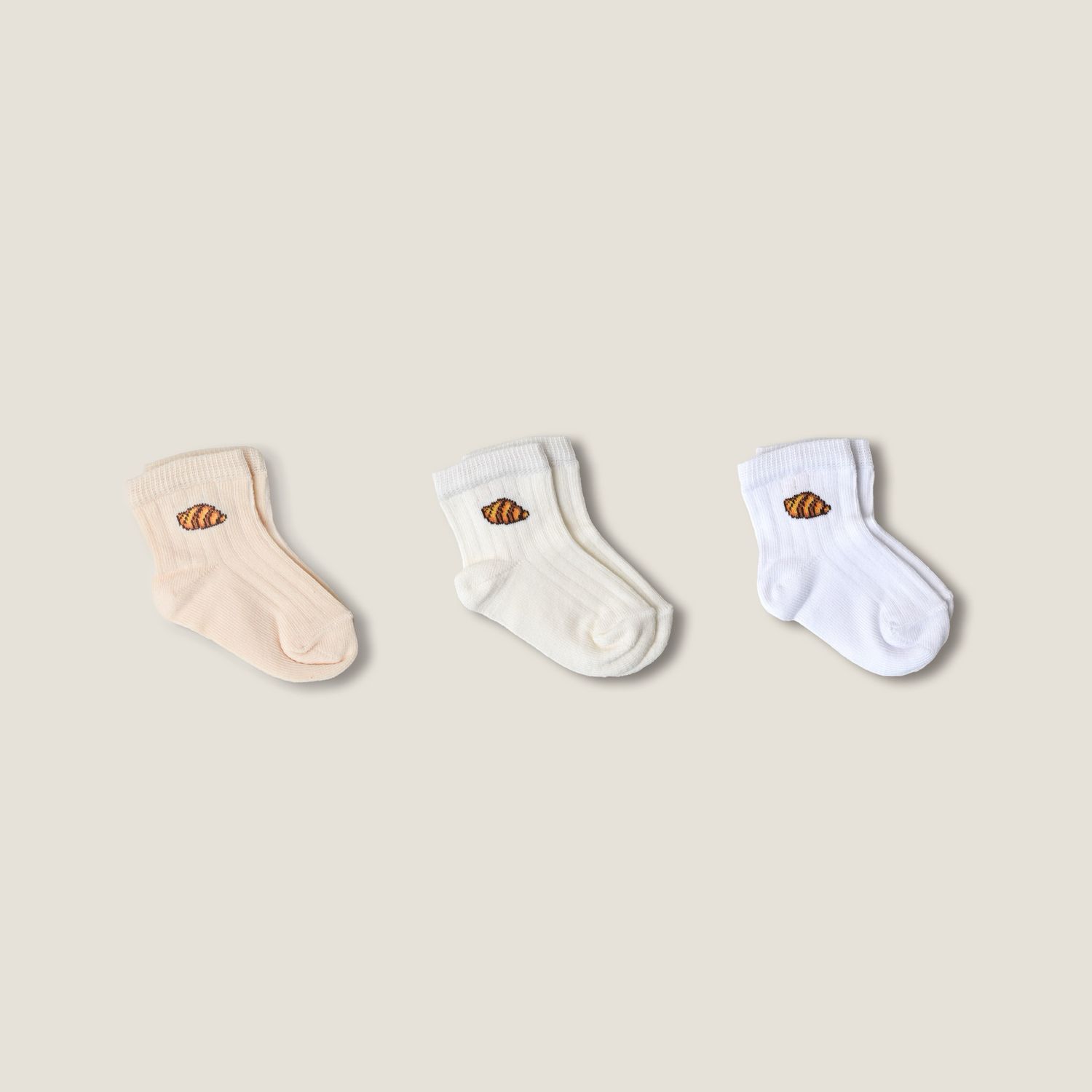 Шкарпетки «Круасан» 3 пари, Розмір: 16