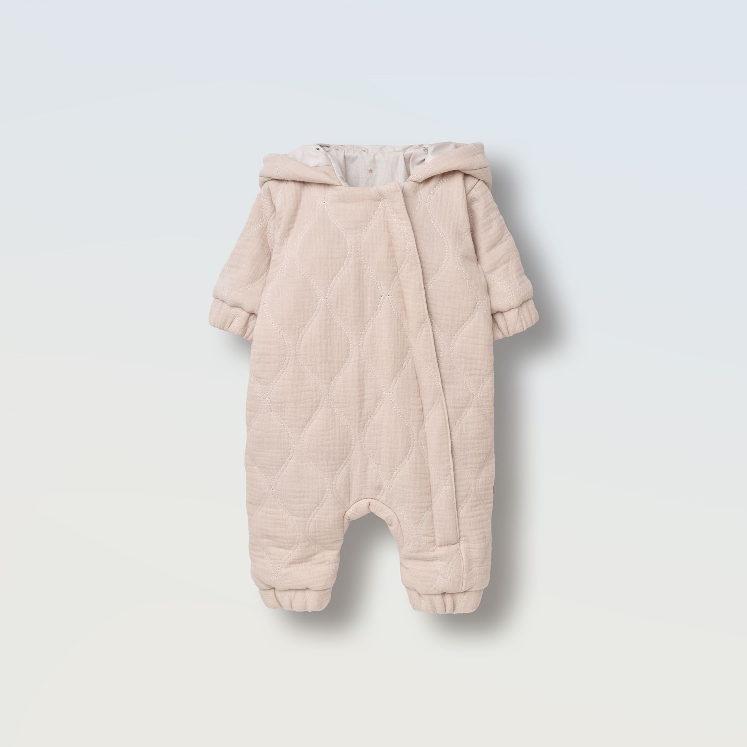 Ромпер демісезонний (муслін), Колір: Беж, Розмір: 62