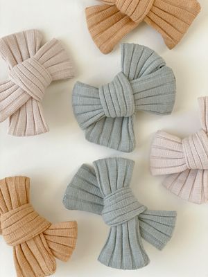 Шпилька &quot;Бантик&quot; (інтерлок-рубчик) 2 шт.