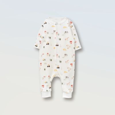 Ромпер «Ферма» (інтерлок-рубчик)