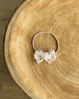 Пов&#39;язка резинка &quot;Бантик&quot; Соломійка (муслін)