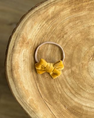 Пов&#39;язка резинка &quot;Бантик&quot; (плюш)