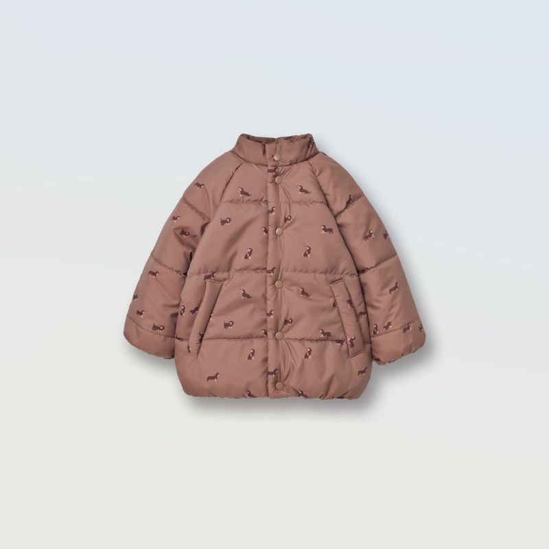 Куртка зі стійкою (плащівка принт)